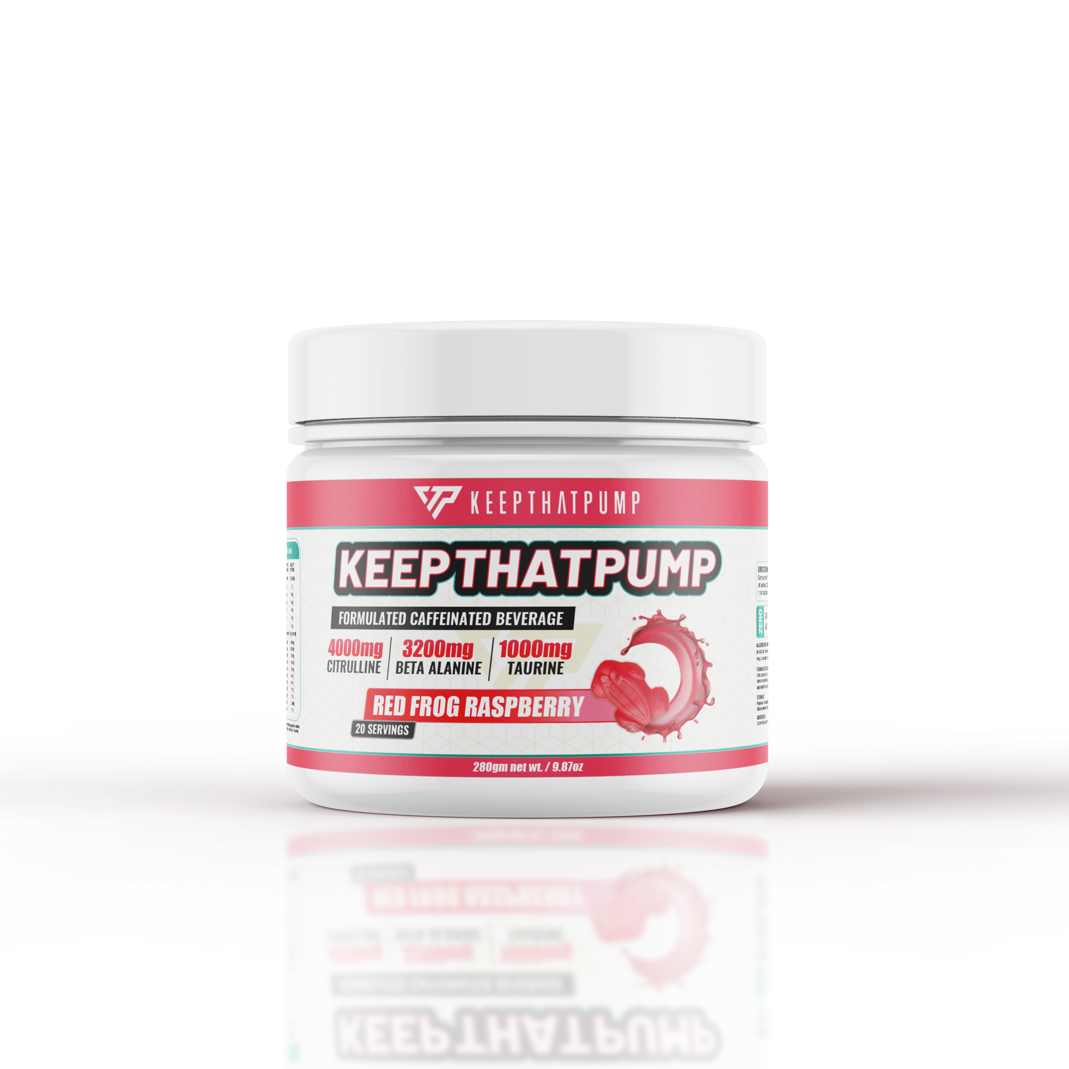 KEEPTHATPUMP (Pre Workout) -  Red Frog Raspberry
